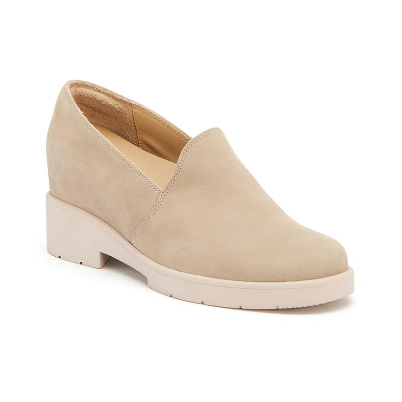 Stylish Beige Slip-On Shoes Beige Platform Slip-Ons – Sole Society main image 4