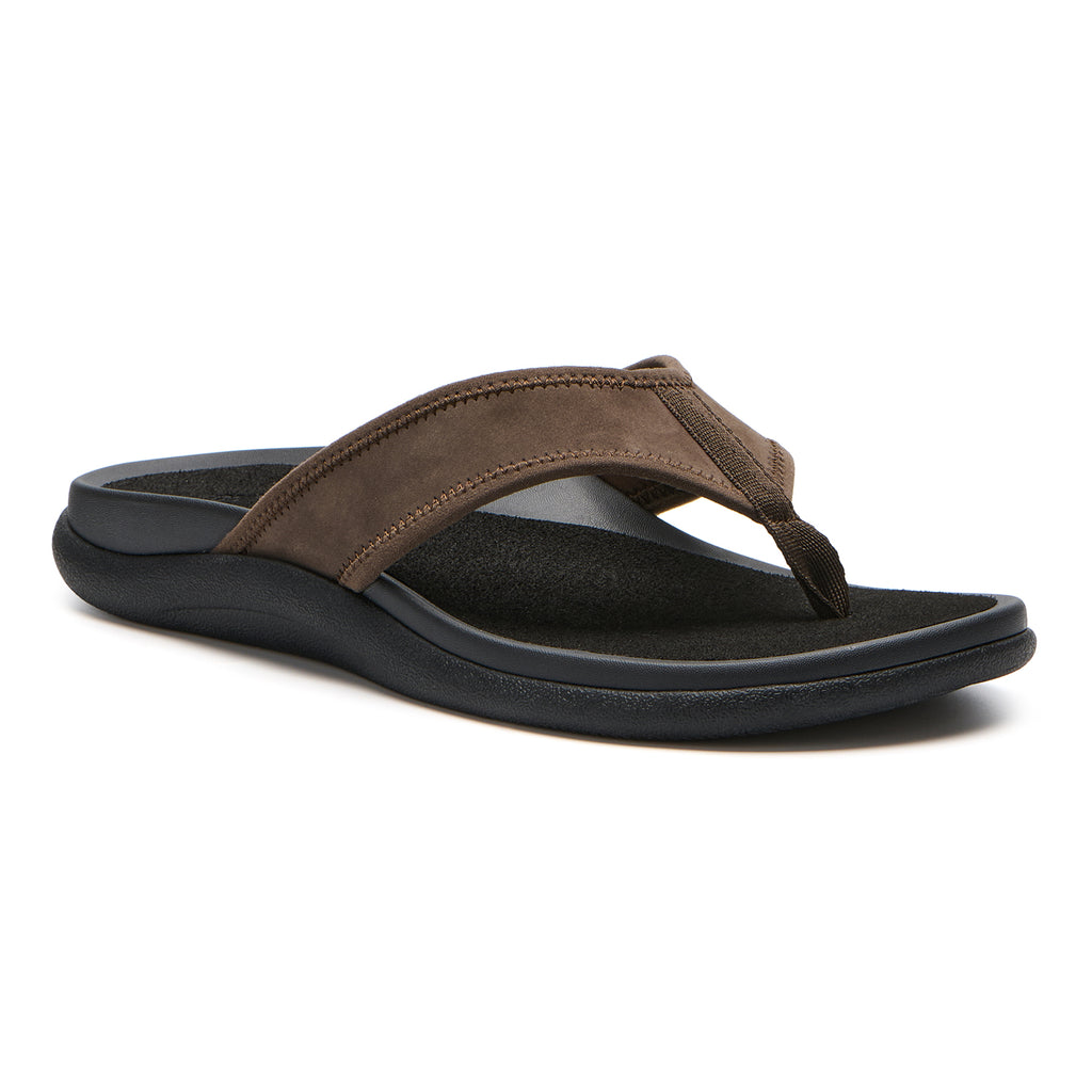Abeo Men\'s Size 8 Tan and Black Sandals Alpha Sandal | Mens Shoes | ABEO – ABEO Footwear main image 4