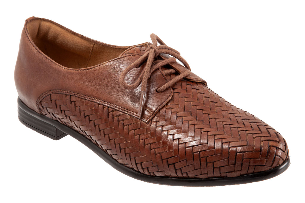 Trotters Lizzie Herringbone Women s Oxford Shoe The Walking Company