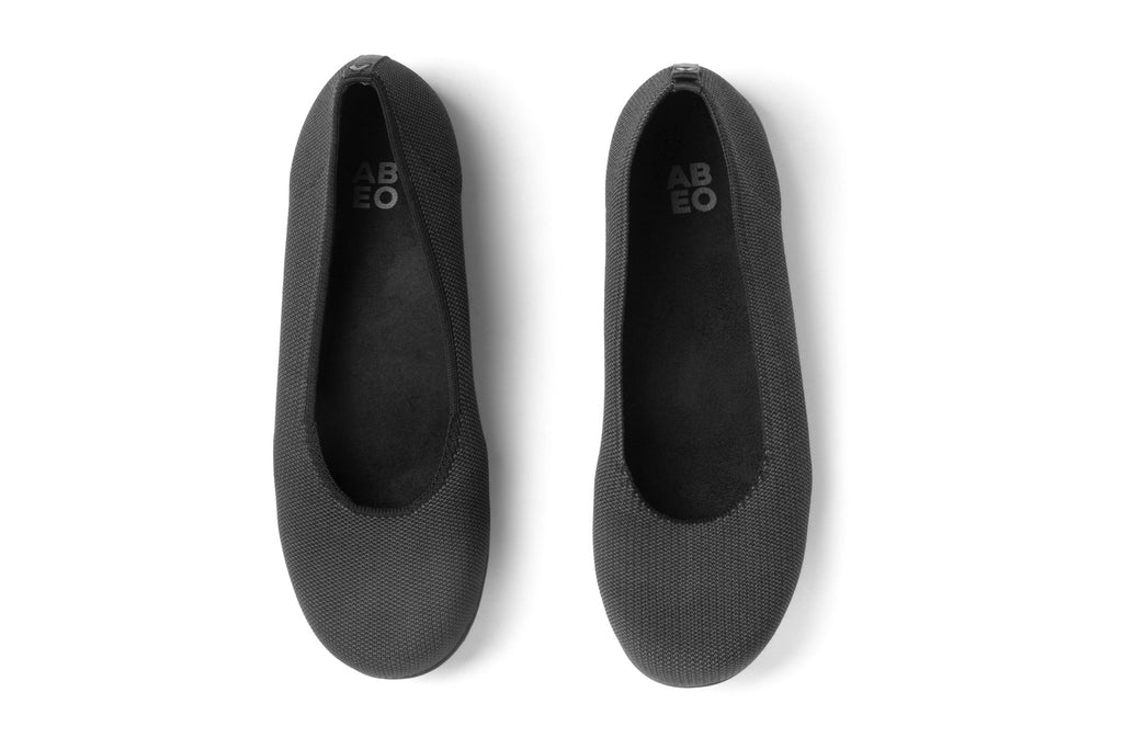 Abeo cheap black flats