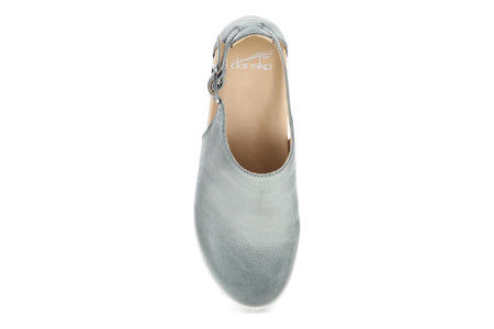 Sassy in Slate Milled Burnished - top view
