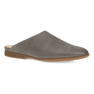 Lysa in Grey Pewter Leather - side view