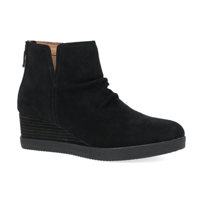 Stephanie in Black Waterproof Suede - side view
