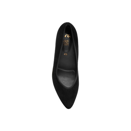 Amaryllis in Black Suede - top view