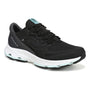 Sneaker in black by Ryka Dedicate Lx, with cushioned support for high-performance walking.