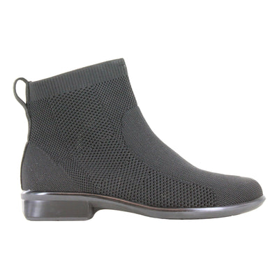 Auster in Black Knit Fabric - side view