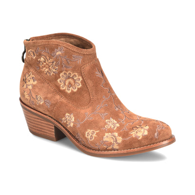Aisley in Brown Embroidery - side view