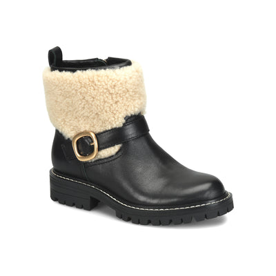 Adelle in Black Beige - side view