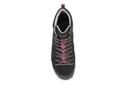 Perrin in Black Milled Nubuck - top view