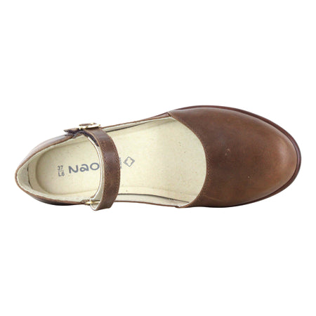 Amihan in Truffle Brown Leather - top view