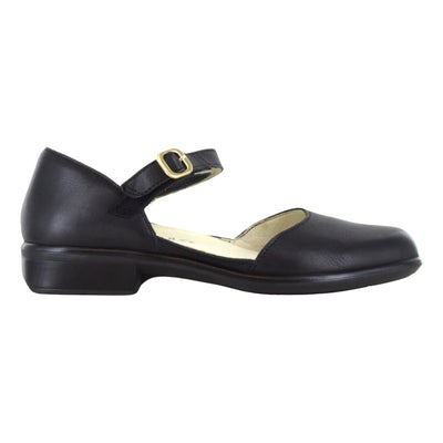 Amihan in Black Water Resistant Leather - side view
