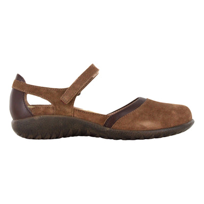 Tekapo in Brown Cedar Suede- Toffee Brown Leather - side view