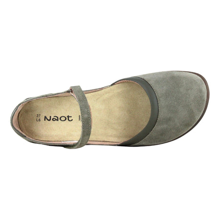Tekapo in Hunter Green Suede-Green Soft Leather - top view