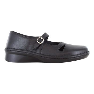 Looper in Black Water Resistant Leather - side view