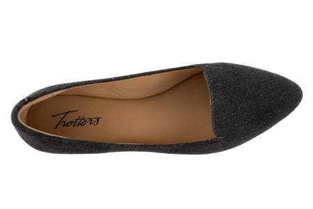 Harlowe in Black Text - top view
