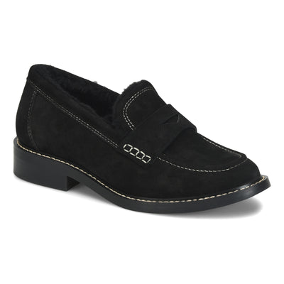 Mara II in Black Suede - side view