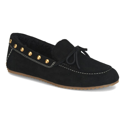 Alpine in Black Suede - side view
