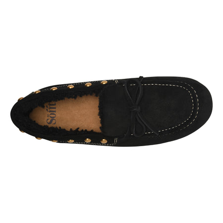 Alpine in Black Suede - top view