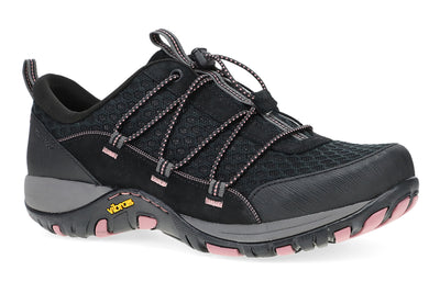 Petunia in Black Suede - side view