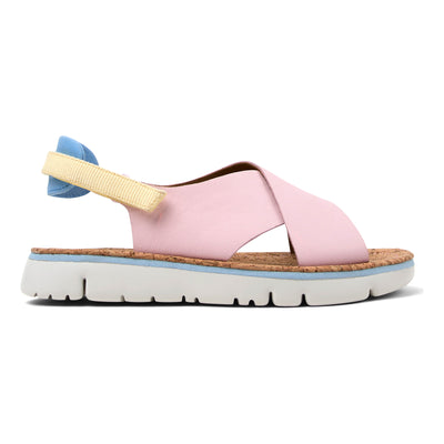 Oruga Sandal in Lt Pastel Pink - side view