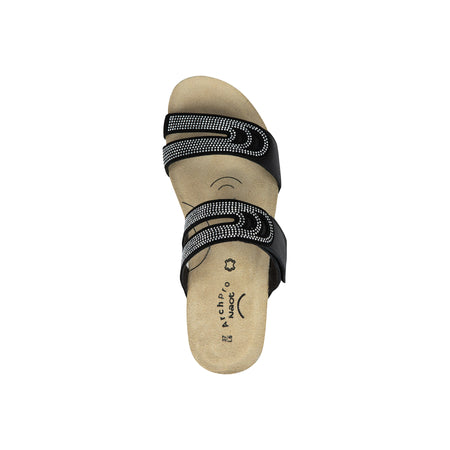 Ainsley Arch Pro in Black Silver - top view