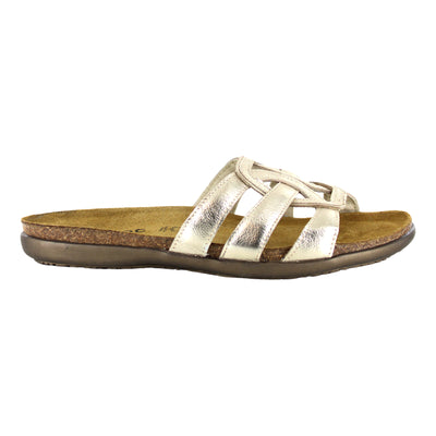 Liv in Radiant Gold Leather - side view