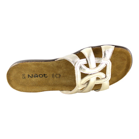 Liv in Radiant Gold Leather - top view