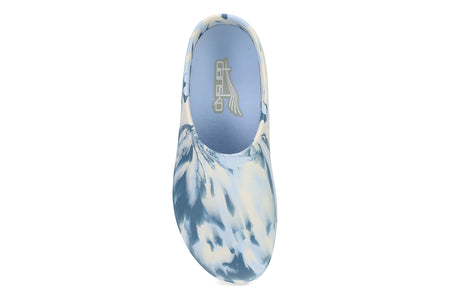 Kaci in Sky Marbled Molded - top view