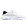 Shoe, black Mykos Wilson with lightweight knit upper, cushioned ARO outsole, and black heel accent.