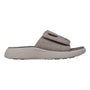 Sandal, gray synthetic, The Mykos Gill with adjustable strap and textured sole for summer comfort.