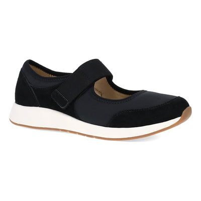 Carolina in Black Suede - side view