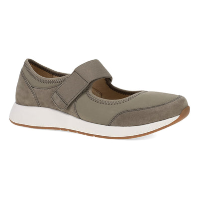 Carolina in Walnut Suede - side view
