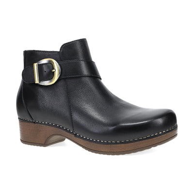 Brennan in Black Calf - side view