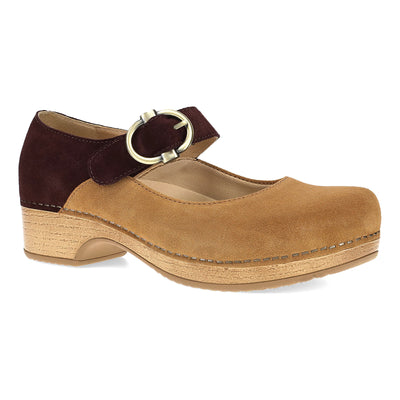 Bonny Mary Jane in Tan Mulberry - side view