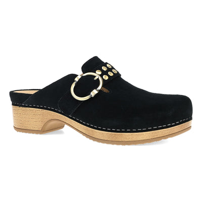 Branson in Black Suede - side view