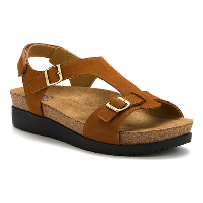 Algarve Buckle in Pecan - side view