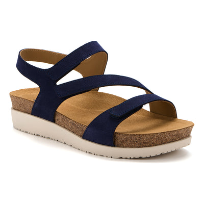 Algarve Strap in Navy - side view