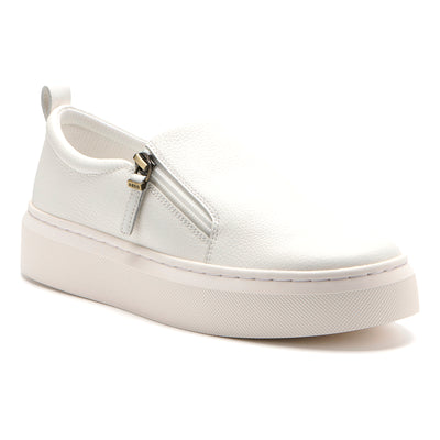 Jumpstreet Zip in White - side view