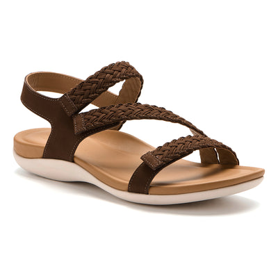 Oasis Braid Metatarsal in Brown - side view