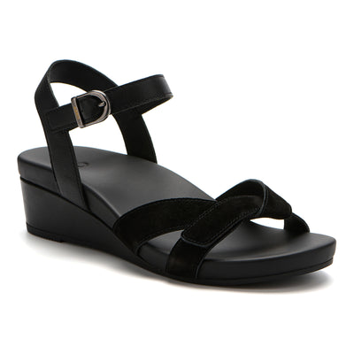 Riviera II Buckle Metatarsal in Black - side view