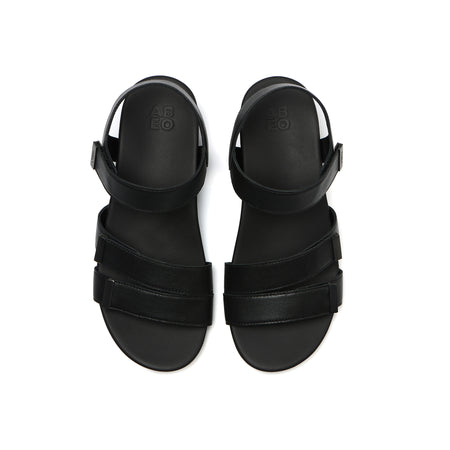 Riviera II Strap Metatarsal in Black - top view