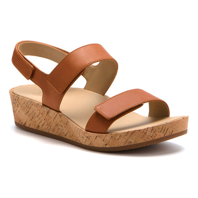 Soleil Strap Metatarsal in Tan - side view