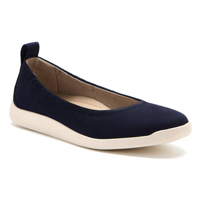 Vela Ballet Metatarsal in Navy - side view