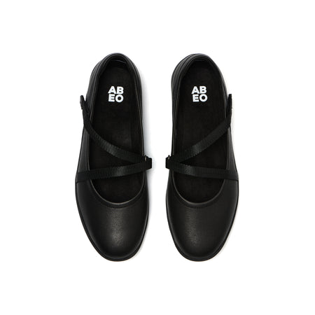 Vela Mary Jane Metatarsal in Black - top view