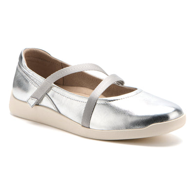 Vela Mary Jane in Silver - side view
