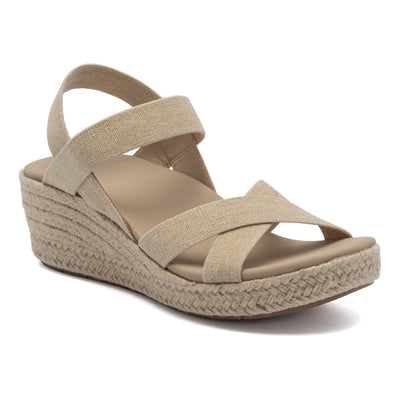 Riviera Stretch in Linen - side view