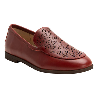 Aliya in Red Breeze - side view