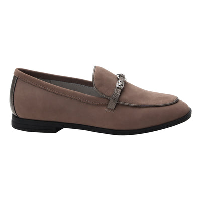 Aliya in Taupe - side view