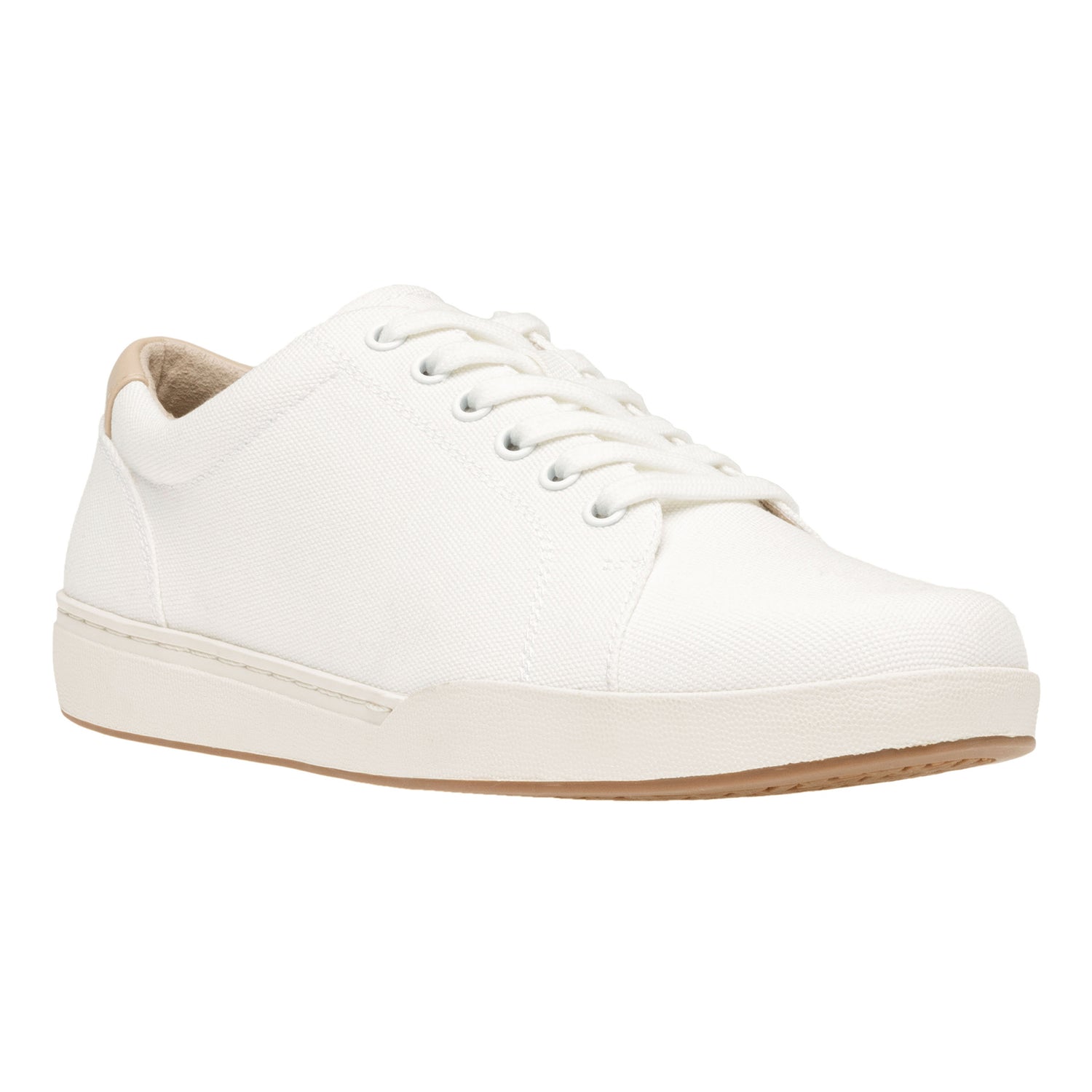Addie Metatarsal White Canvas Metatarsalgia
