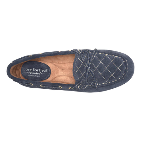 Tessie in Washed Indigo - top view
